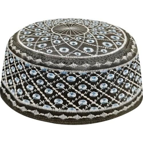Chapeau Homme Abaya Kipa Judia Muslim Prayer Caps Men India Black Qamis Homme Hats Topkipot New