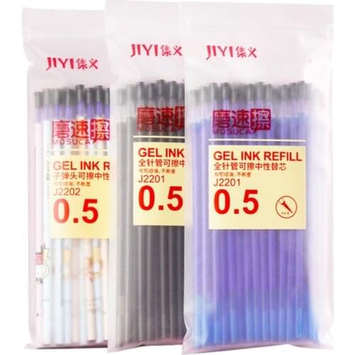 Sharkbang 0.5mm Erasable Gel Ink Refills Super Value Pack Needle Pen Black/Blue Writing Pen For Kids School Stationery Supplies