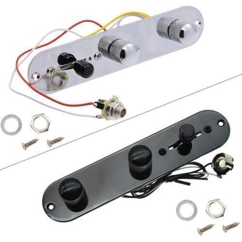 New arrival Previewed Control Plate 3-Way Switch for Fender Tele Telecaster with Socket Electric guitar circuit board