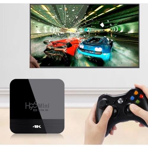 Portable H96mini Dual Screen WiFi TV Set Top Box HD Media Player for Android 9.0 excellent performance
