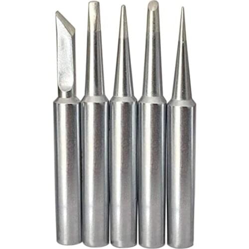 5pcs/set replacement Lead free soldering station soldering iron tips for constant temperature electric soldering iron