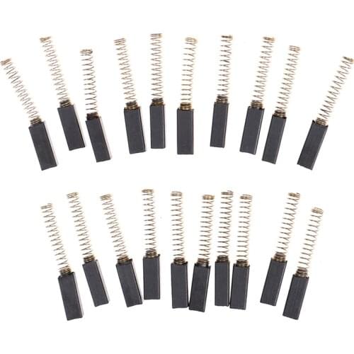 20pcs 4*4*10 Household Sewing Machine Motor Carbon Brush Machine Replacement Parts