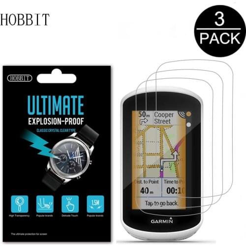 3PCS Exploriso-Proof Shield Film For Garmin Edge Explore Alpha 100 200i Edge 830 GPS Bike Screen Protector PET Anti-Scratch Film