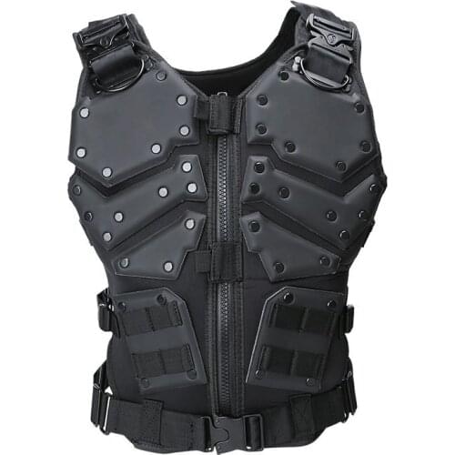 Field Training EVA Protection Vest Army Fans Outdoor CS Combat Shooting Tactical Gear Military Waistcoat With Pouch