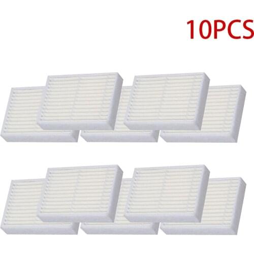 10pcs/lot HEPA Filter for Panda X600 pet Kitfort KT504 Robotic for midea mvcr03 VCR15 VCR16 Vacuum Cleaner Parts accessories
