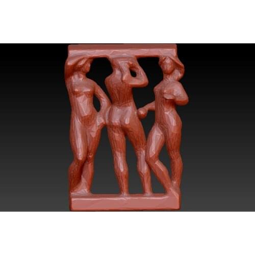 3D model for cnc or 3D printers in STL file format -Nude sculpture