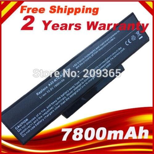 7800mAh battery for Asus A32-K72 A32-N71 K72DR K72 K72D K72F K72JR K73 K73SV K73S K73E N73SV X77X77VN k72-100 X77VN 9cells
