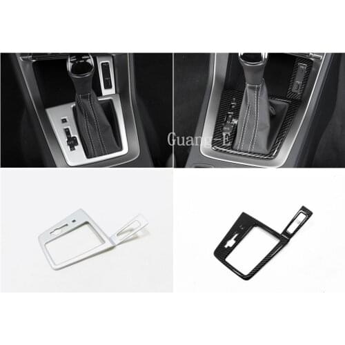 Car stick ABS Chrome inner middle front shift stall paddles cup lamp frame trim 1pcs For AUDI Q3 （F3）2018 2019 2020