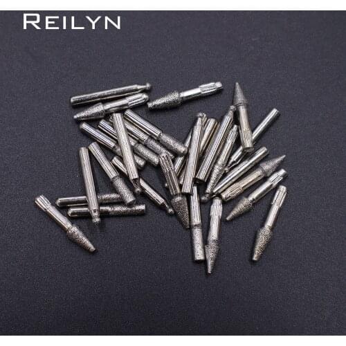 Freeshipping 10pcs #120 small bits for pet nails polishing manicure grinding point Emery grinding bits for nails