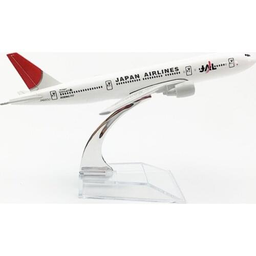 Free shipping JAPAN Airlines aeroplane model Boeing 777 airplane 16CM Metal alloy diecast 1:400 airplane model toy for children