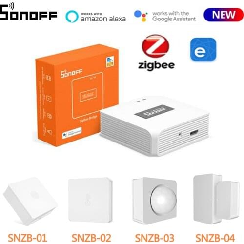 SONOFF ZBBridge Wireless Switch/Motion Sensor ZigBee eWelink Remote Controller Automation Modules Works With Alexa Google Home