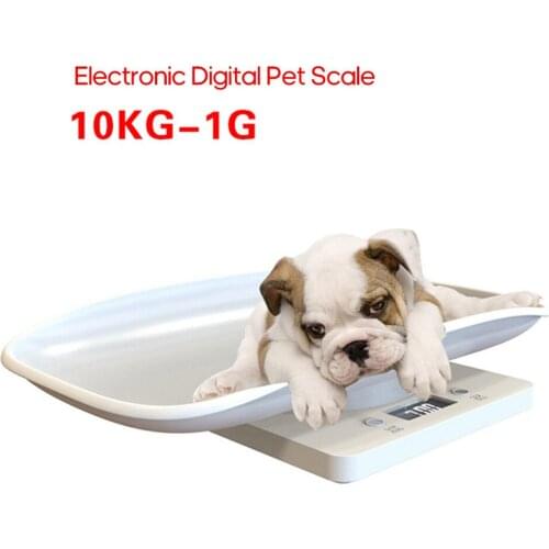 10kg Small Pet Scale Digital Portable Dog Cats Scale Electronic Kitchen Food Scale Weight Scale with LCD Display