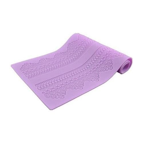 CT409 Silicone cake mold floral sugar lace mold decoration for wedding cake