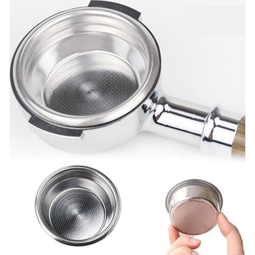 For Breville Portafilter 58mm Double 2 Cup Filter Basket Coffee Machine Powder Tank Portafilter Kitchen Tools Stainless Steel