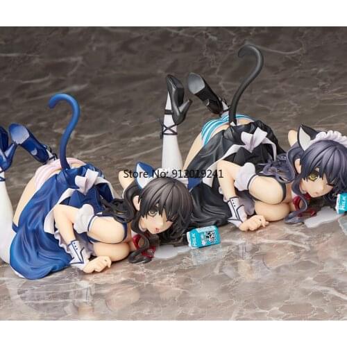 18cm CAT MILK Native LAP Misaki Kurehito Sexy Action Figure japanese Anime PVC Action Figures girls toys Anime figures Toy