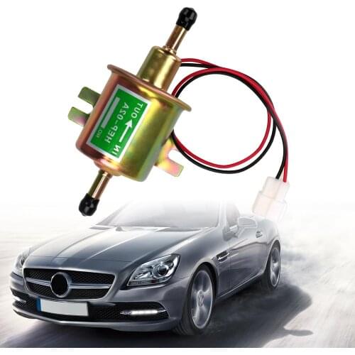 For Car Carburetor Motorcycle ATV Fuel Pump 12V Electric Petrol Pump Bolt Fixing Wire Diesel Low Pressure HEP-02A