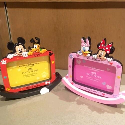Creative cartoon Disney Mickey Minnie Couple photo frame photo decoration boy and girlfriend gift AG2309