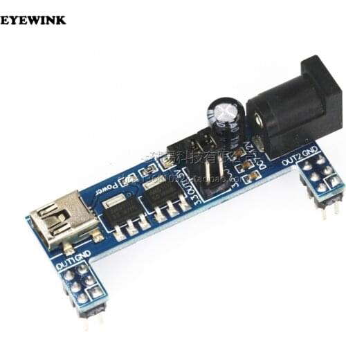 MB102 Breadboard Power Supply Module DC 3.3V 5V For Solderless Mini USB Power Supply Compatible Bread board MB-102 MB 102