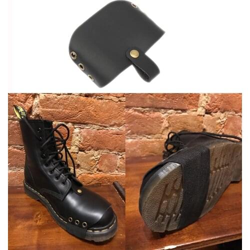 Motorcycle Shoes Protective Leather Gear Shift Shoe Sock Boots Protector Cover Shifter Pad Pedal for Motocross Racing Universal