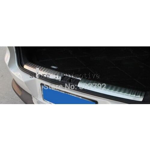 Rear Trunk Trim Inner upper rear bumper plate Fit For Volkswagen VW TIGUAN 2010 2011 2012 2013 2014 Stainless steel 1pc per set
