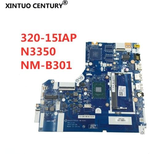 NM-B301 motherboard For Lenovo 320-15IAP notebook motherboard DG424 DG524 CPU N3350 DDR3 100% test work free shipping