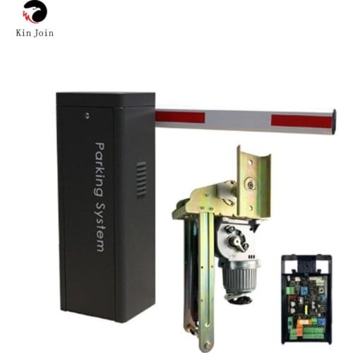 New black intelligent parking aluminum safety fence protective door automatic fence protective door barrier barrier optional