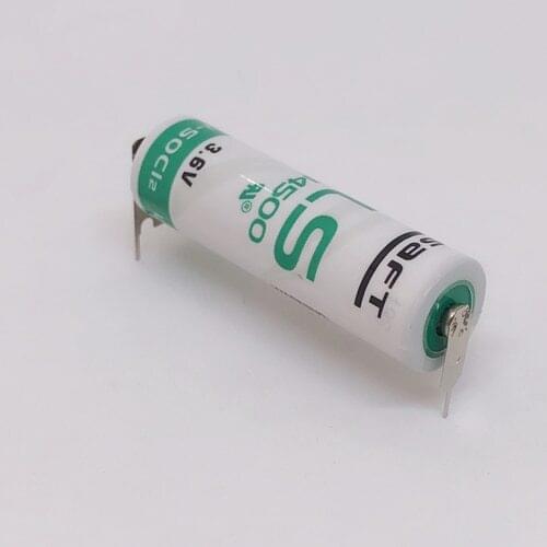 SAFT LS14500 AA 3.6V equipment instrument lithium battery PLC Industrial Batteries With Three Tabs LS 14500