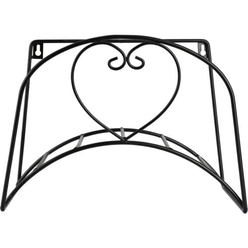 Garden Hose Wall Mount Bracket Iron 33*24cm Excellent Load-bearing Capacity Heavy Outdoor Convenient Water Pipe Hook