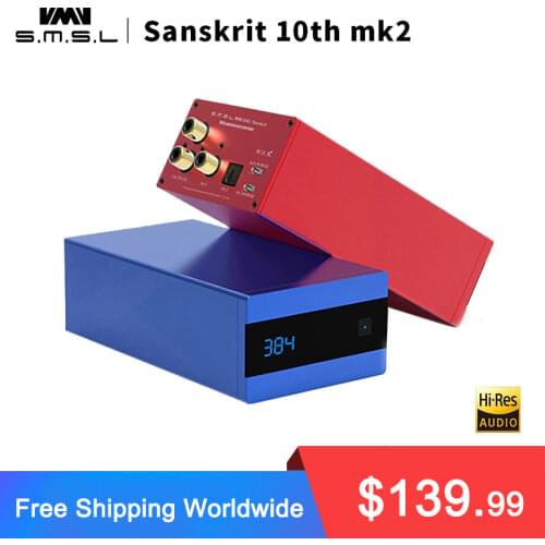 SMSL SK10 MKII Sanskrit 10th MKII AK4493 24Bit /384KHZ DSD256 High-End DAC Decoder