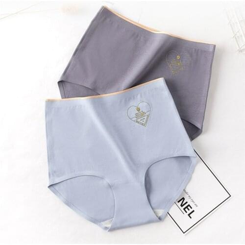 Sexy High Waist Womens Panties Cotton Briefs Body Shaper Comfort Graphene Panty Ladies Seamless Underwear Slimming Intimates