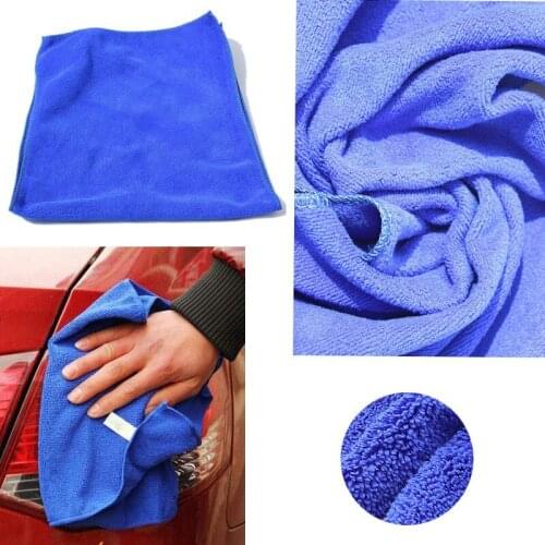Microfiber Thicken Car Wash Towel Waxed Towel Auto Wipes Drying Washing Home Cloth Cleaner Tool Interior Accessories
