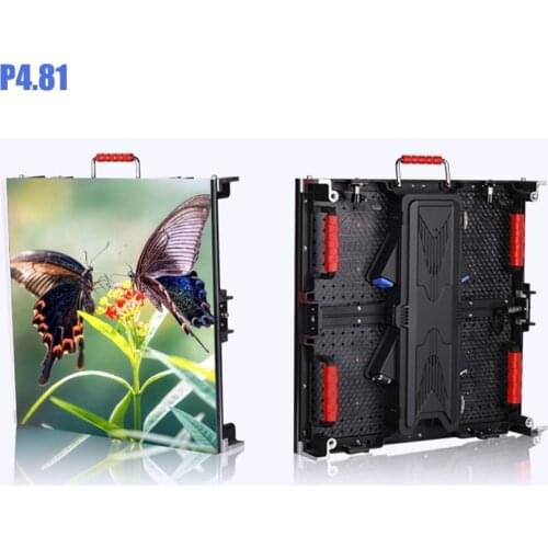 Waterproof High Super Brightness Outdoor Large display Rental LED Screen 500x500mm Die Casting Aluminum Cabinet RGB P4.81 SMD