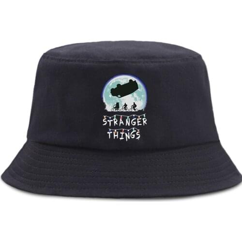 Stranger Things Wolf Funny Fishermans Hats Outdoor Foldable Panama Beach Caps Hip Hop Casual Bucket Hat Sport Women Sun Cap