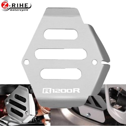 Aluminum Motorcycle Accessories Exhaust Flap Cover for BMW R 1200 R R1200R 2011 2012 2013 2014 CNC Aluminum High Quality Parts