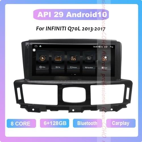 COHO For INFINITI Q70L 2013-2017 Android 10 8 Core 6+128G Gps Coche Radio Android Car Multimedia Player