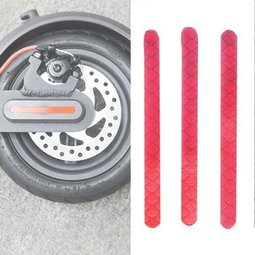 Front Rear Wheel Tyre Cover Protective Shell Reflective Sticker For Xiaomi M365 Electric Scooter Skateboard Parts