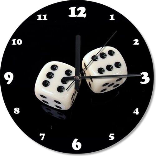 Tablomega Black Membranes On Wooden Wall Clock