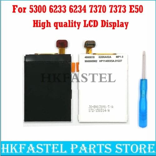 HKFASTEL high quality LCD Screen Digitizer Display for Nokia Nokia 5300 6233 6234 7370 7373 E50 Repair Replacement Parts Tools