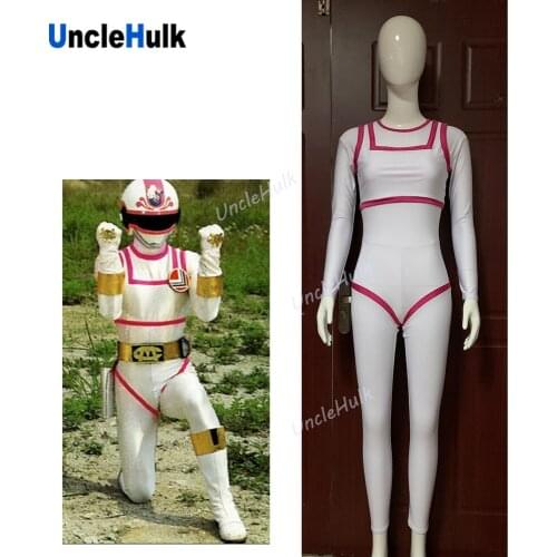 J.A.K.Q.Dengekitai White Change Mermaid Cosplay Bodysuit | UncleHulk