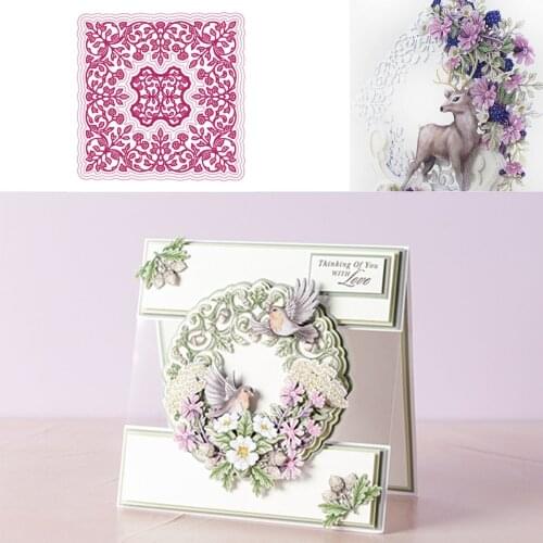 Elderberry Frame Metal Cutting Dies Scrapbook Diary Decoration Stencil Embossing Template DIY Greeting Card Handmade 2021 NEW