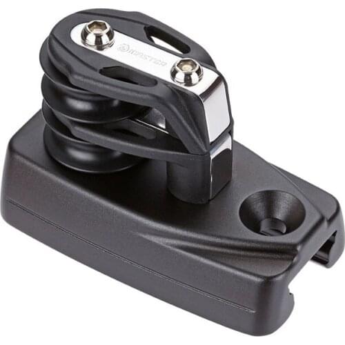 Marine Boat Yacht Sailboat Dinghy 27mm 1.06 Inch Control End Double Sheave (Pair) Travelers & Genoa Systems Master EC-2712F