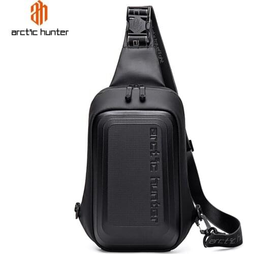 ARCTIC HUNTER New Fashion mens luxurious chest bag Comfortable and breathable male messenger bag Crossbody Shoulder Bags