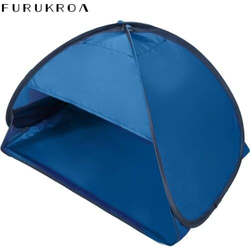 2020 New Beach Shade Portable Small Awning Summer Outdoor Face Tent Full Automatic 2 seconds Quick Opening Tent Headrest X146B