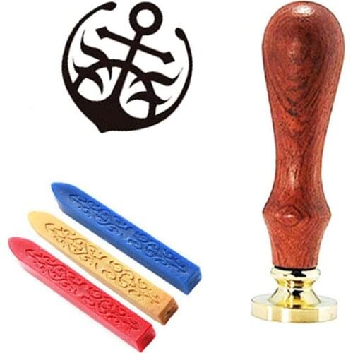 Signature Custom Wax Seal Stamp Anchor bolt