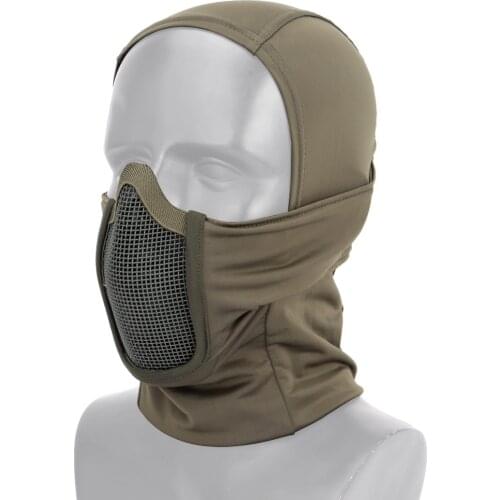 Tactical Full Face Mask Balaclava Hunting Airsoft Paintball Protector Mask Outdoor Sport Battlegrounds Mask Headgear Accessories