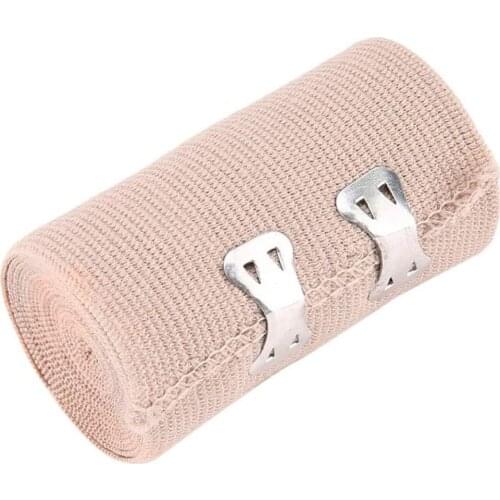 1 Roll High Elastic Bandage Wound Dressing Emergency Muscle Tape For First Aid Kits Accessories Outdoor Sports Sprain Treatment