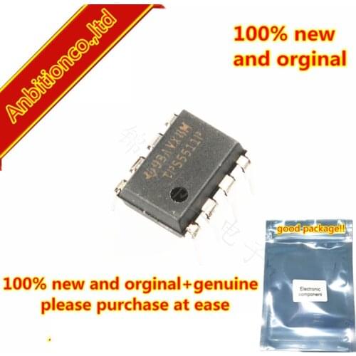 10pcs 100% new original TPS5511P TPS5511 DIP8 3-CHANNEL POWER SUPPLY SUPERVISOR in stock