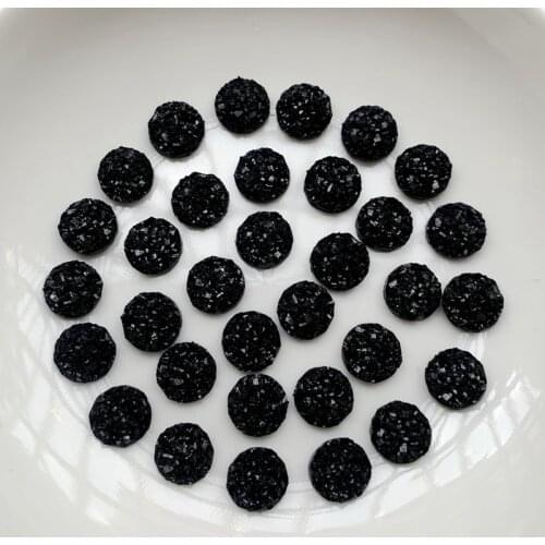 100pcs Crystal AB 10mm Flatback Resin Dotted Round Rhinestone Cabochon Flat Back For Wedding Button DIY Decoration -R13