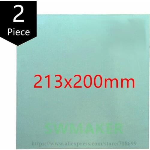 2pcs PEI Sheet 3D Printer Build Surface tape 213x200mm Polyetherimide for MK2 Heat Bed DIY Reprap 3D Printer