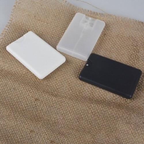 20Ml Plastic Card Type Portable Perfume Spray Bottle Moisturizing Water Box New Perfume Spray Refillable Bottle